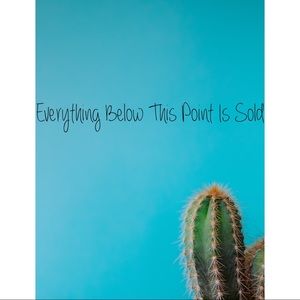 Everything below here is sold